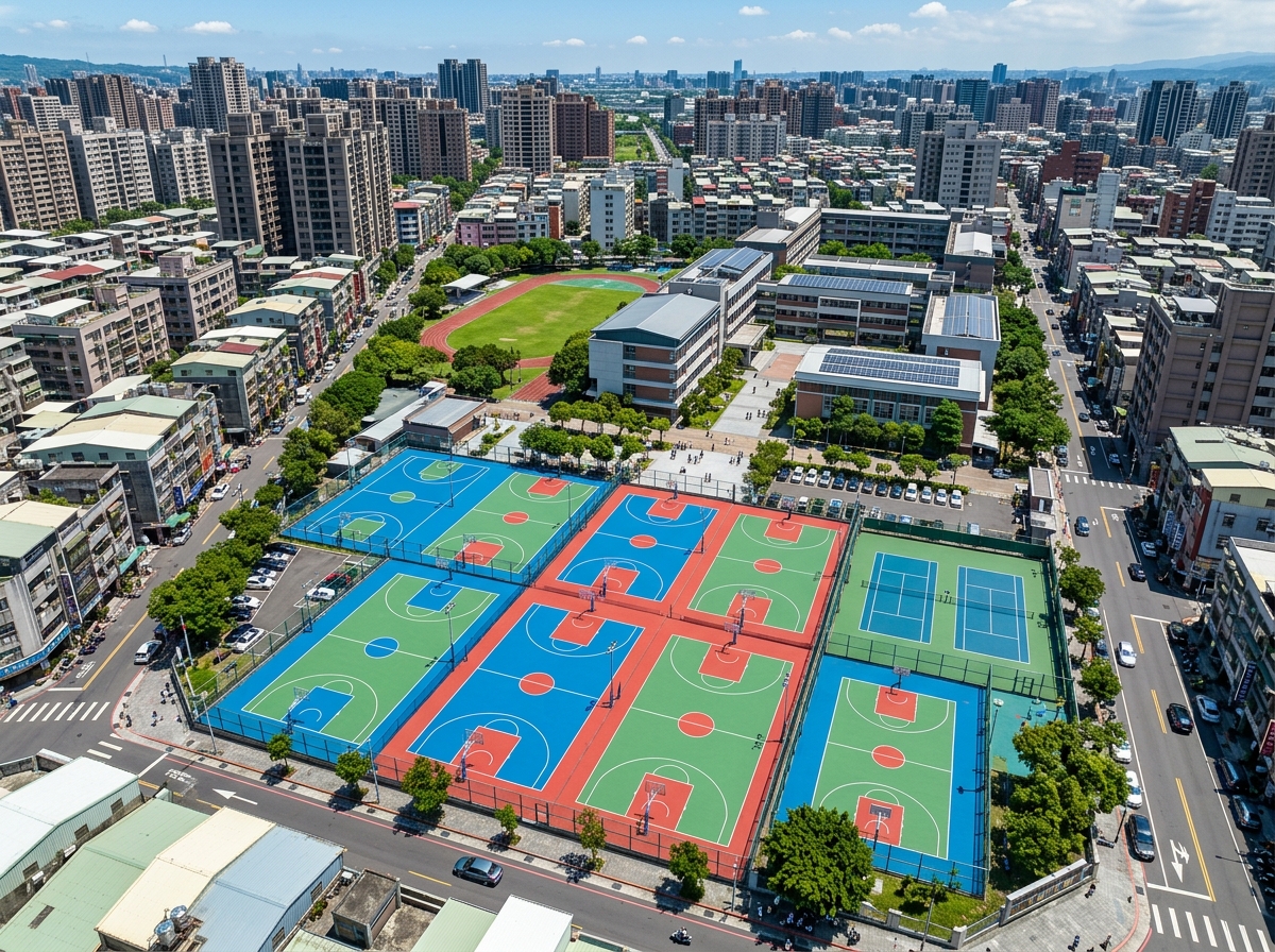 信阳市塑胶颗粒硅PU篮球场 - 哪里好